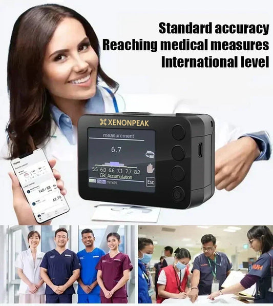 Advanced Non-Invasive Glucose Monitor-99.9% Accuracy + Exclusive Gift ✅TGA Approved