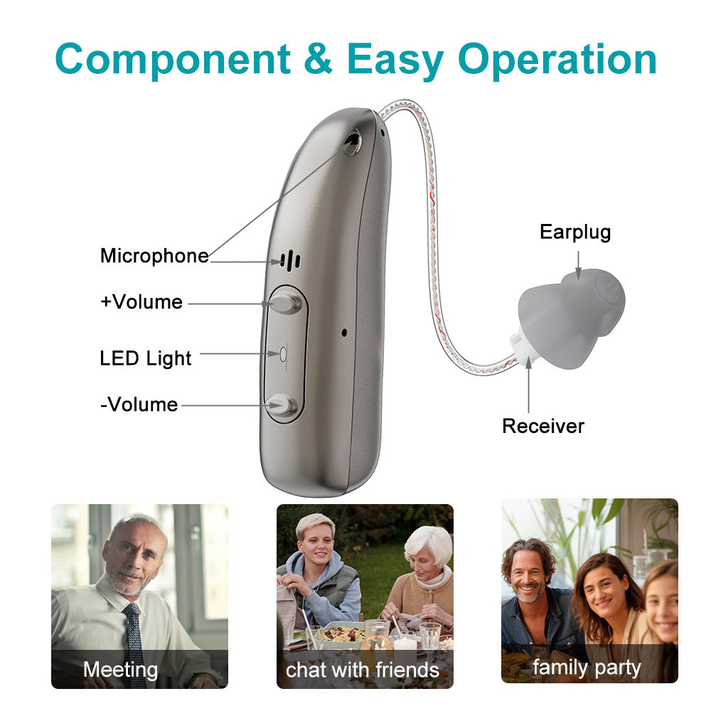 Howcode™ Smart, Self-Fitting Bluetooth Hearing Aids (App Controlled)
