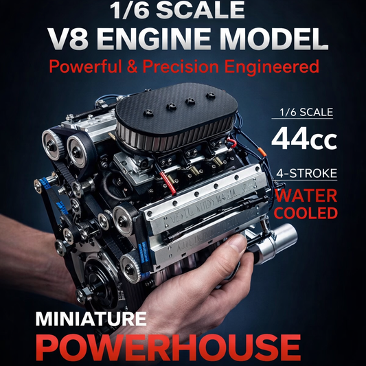 🔥 Warehouse Clearance🏆 Gasoline OHV V8 Small-block Engine Model Kits